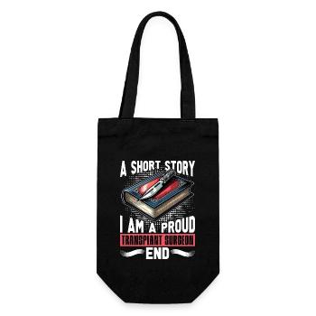 Transplant Surgery A Short Story Emergency Doctor - Gift Bag for Bottles - black - Front