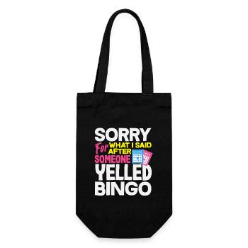 Joueur de bingo désolé pour ce que je cherchais - Sac à bouteille - noir - Devant