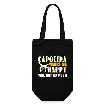 Capoeira Makes Me Happy - Gift Bag for Bottles - black - Front