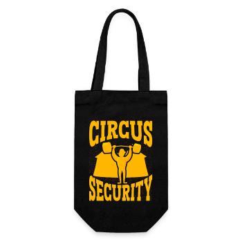 Circus Security - Gift Bag for Bottles - black - Front