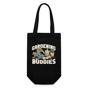 Amoureux des plantes Jardinier Besties - Sac à bouteille - noir - Devant