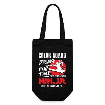 Color Guard Color Guard Job Title - Gift Bag for Bottles - black - Front