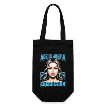 Plastic Surgeon Age Is Just A Beauty Therapist - Gift Bag for Bottles - black - Front