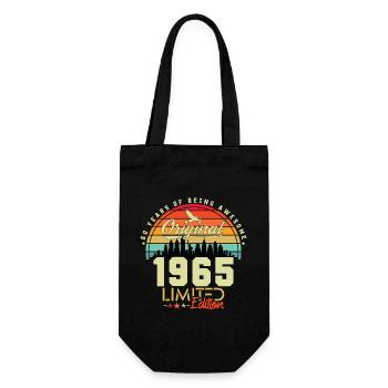 Original Mars 1965 Cadeau Anniversaire Mars 1965 - Sac à bouteille - noir - Devant
