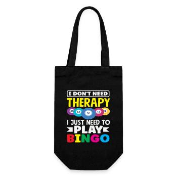 La thérapie du joueur de bingo n’est pas nécessaire - Sac à bouteille - noir - Devant