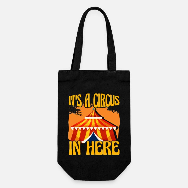 It's a Circus in here - Gift Bag for Bottles - black