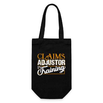 Claims Adjuster Claims Adjuster In Training - Gift Bag for Bottles - black - Front
