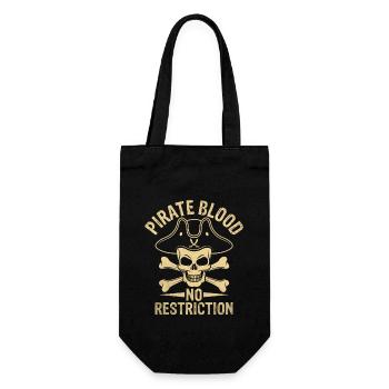 Sang de pirate sans restriction Pirate Youth Design - Sac à bouteille - noir - Devant