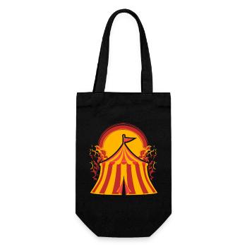 Circus - Gift Bag for Bottles - black - Front