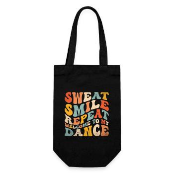 Sweat Smile Répéter Bienvenue à ma danse pour danser - Sac à bouteille - noir - Devant