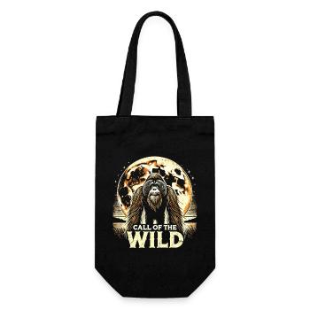 Call of the Wild – Majestic Orangutan - Gift Bag for Bottles - black - Front