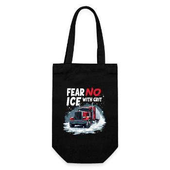 e Road Trucker Extreme Winter Driving - Gift Bag for Bottles - black - Front
