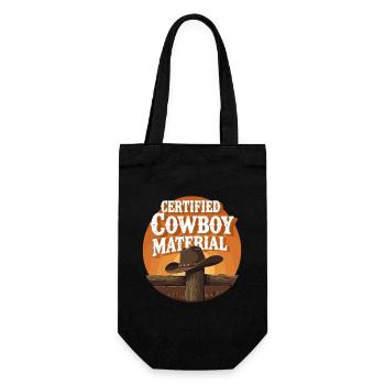Cattle Rancher Livestock Farmer Ranching Lifestyle - Gift Bag for Bottles - black - Front