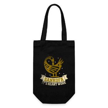 Sankofa Symbol Adinkra Ghana Black - Gift Bag for Bottles - black - Front
