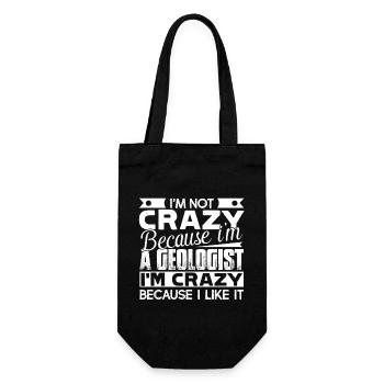 Geologist I Like Geologist - Gift Bag for Bottles - black - Front
