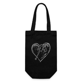 Hobby Horsing Hobby Cheval Cheval Équitation - Sac à bouteille - noir - Devant