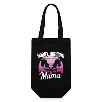Hobby Horsing Maman Hobby Cheval Équitation - Sac à bouteille - noir - Devant