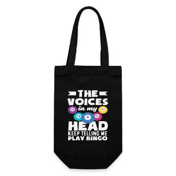 Bingo Player Voices in the Mind - Gift Bag for Bottles - black - Front