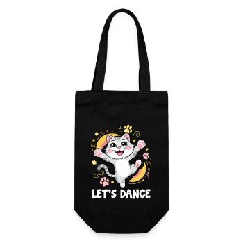 Un chat dansant Let’s Dance Pour Danseur Dansant - Sac à bouteille - noir - Devant