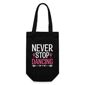 Never Stop Dancing pour la chorégraphie de Dancing Dancer - Sac à bouteille - noir - Devant