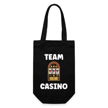 Kasino - Geschenkbeutel für Flaschen - Schwarz - Vorne