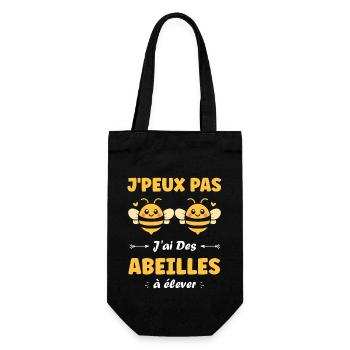 Abeille - Sac à bouteille - noir - Devant