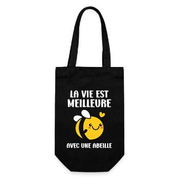 Abeille - Sac à bouteille - noir - Devant