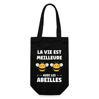 Abeille - Sac à bouteille - noir - Devant