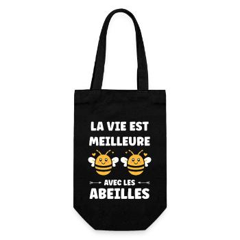 Abeille - Sac à bouteille - noir - Devant