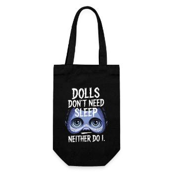 Poupée effrayante collector - Sac à bouteille - noir - Devant