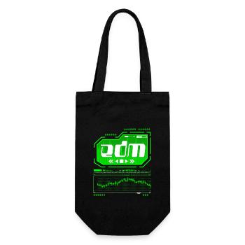 EDM Trance Electronic Dance Music Rave - Gift Bag for Bottles - black - Front