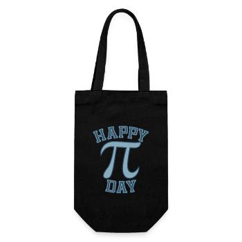 Celebrate International Pi Day in Style and - Gift Bag for Bottles - black - Front