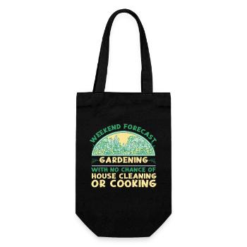 Week-end de jardinage pour les amoureux des plantes - Sac à bouteille - noir - Devant
