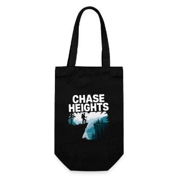 Chase Heights Hiking Adventure Mountains Hiker - Gift Bag for Bottles - black - Front