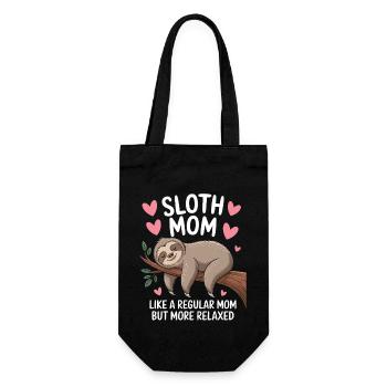 Sloth Saying, Sloths, Funny, Sloth Gift - Gift Bag for Bottles - black - Front