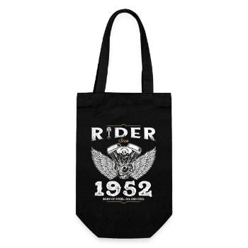 Rider Since 1952 - 73 Years of Speed, Steel & - Gift Bag for Bottles - black - Front
