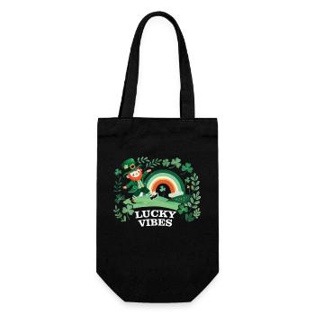 Saint-Patrick Lucky Vibes Arc-en-ciel - Sac à bouteille - noir - Devant