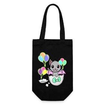 Bébé Enfant Naissance Chauve-souris Fantasy Oeuf Oeufs - Sac à bouteille - noir - Devant