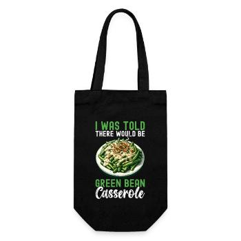 Casserole de haricots verts - Sac à bouteille - noir - Devant
