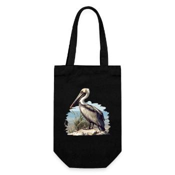 Pelicans Pelican - Gift Bag for Bottles - black - Front