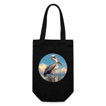 Pelicans Pelican - Gift Bag for Bottles - black - Front
