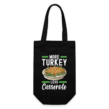 Green Bean Casserole - Gift Bag for Bottles - black - Front