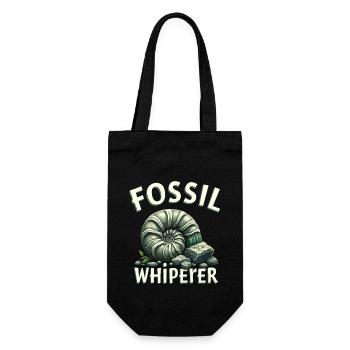 Fossilisierter Ammonitsammler Prähistorisches - Geschenkbeutel für Flaschen - Schwarz - Vorne