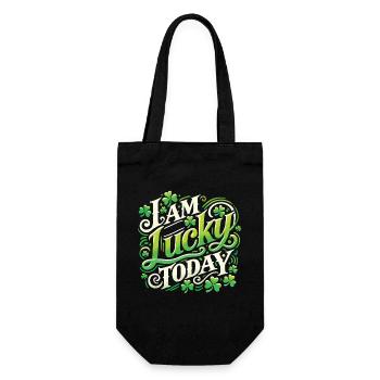 Je suis heureux aujourd’hui de la Saint-Patrick - Sac à bouteille - noir - Devant