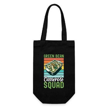 Green Bean Casserole - Gift Bag for Bottles - black - Front