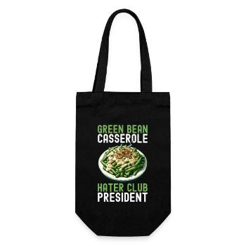 Casserole de haricots verts - Sac à bouteille - noir - Devant