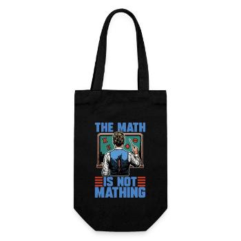 STEM Teacher The Math Is Not Mathing Engineering - Gift Bag for Bottles - black - Front