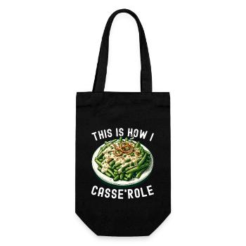 Casserole de haricots verts - Sac à bouteille - noir - Devant