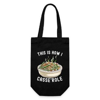 Green Bean Casserole - Gift Bag for Bottles - black - Front