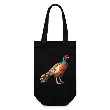 Pheasants Pheasant - Gift Bag for Bottles - black - Front